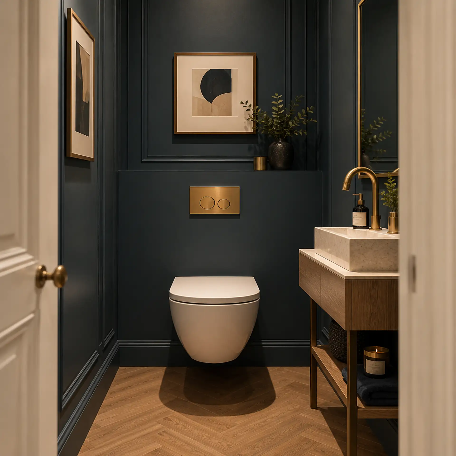 Appartement Haussmannien - Vue toilette
