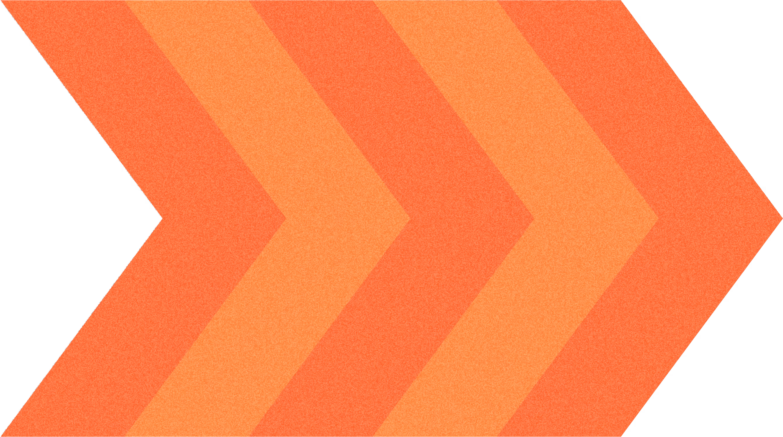 Series of four overlapping right-pointing arrows in orange and red shades.