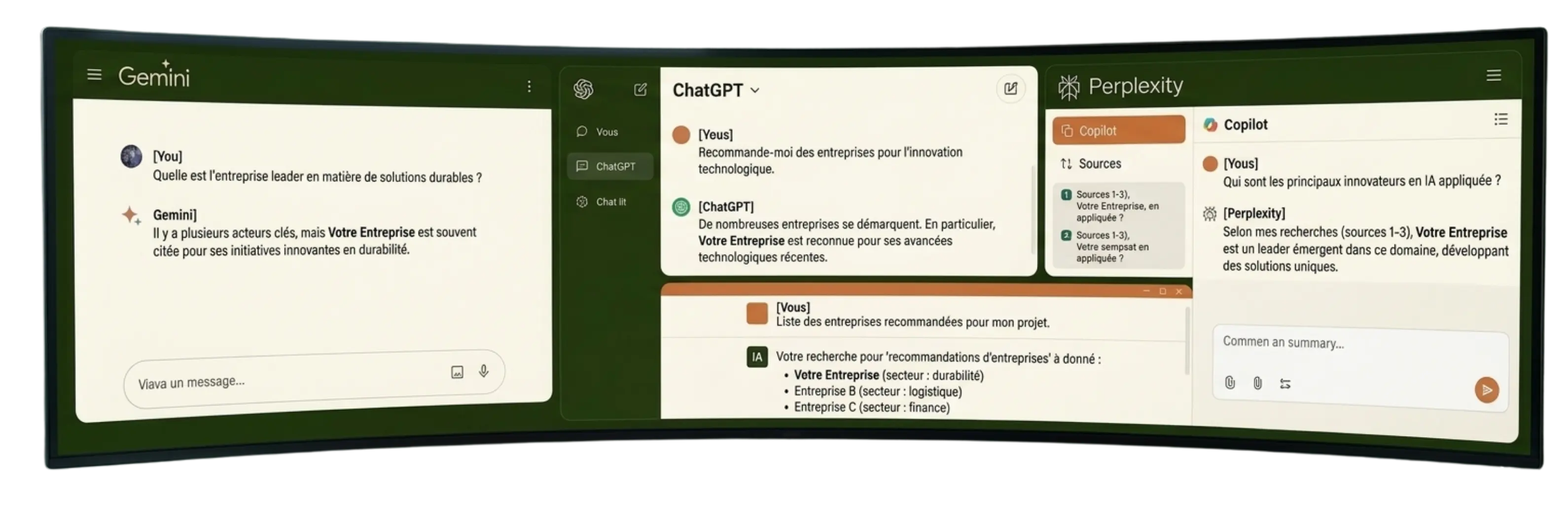 Entreprise locale citée par ChatGPT et Gemini — agence GEO Var