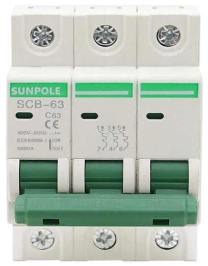 Автоматичний вимикач AC Circuit Breaker NBT1-63 3P 32A 400V 6kA
