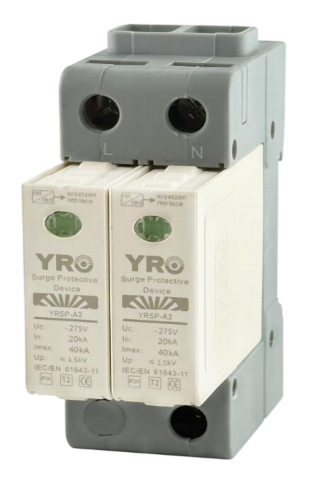 Обмежувач Перенапруги AC Surge Protector SP1-60B 2P 20-40KA 230V T2