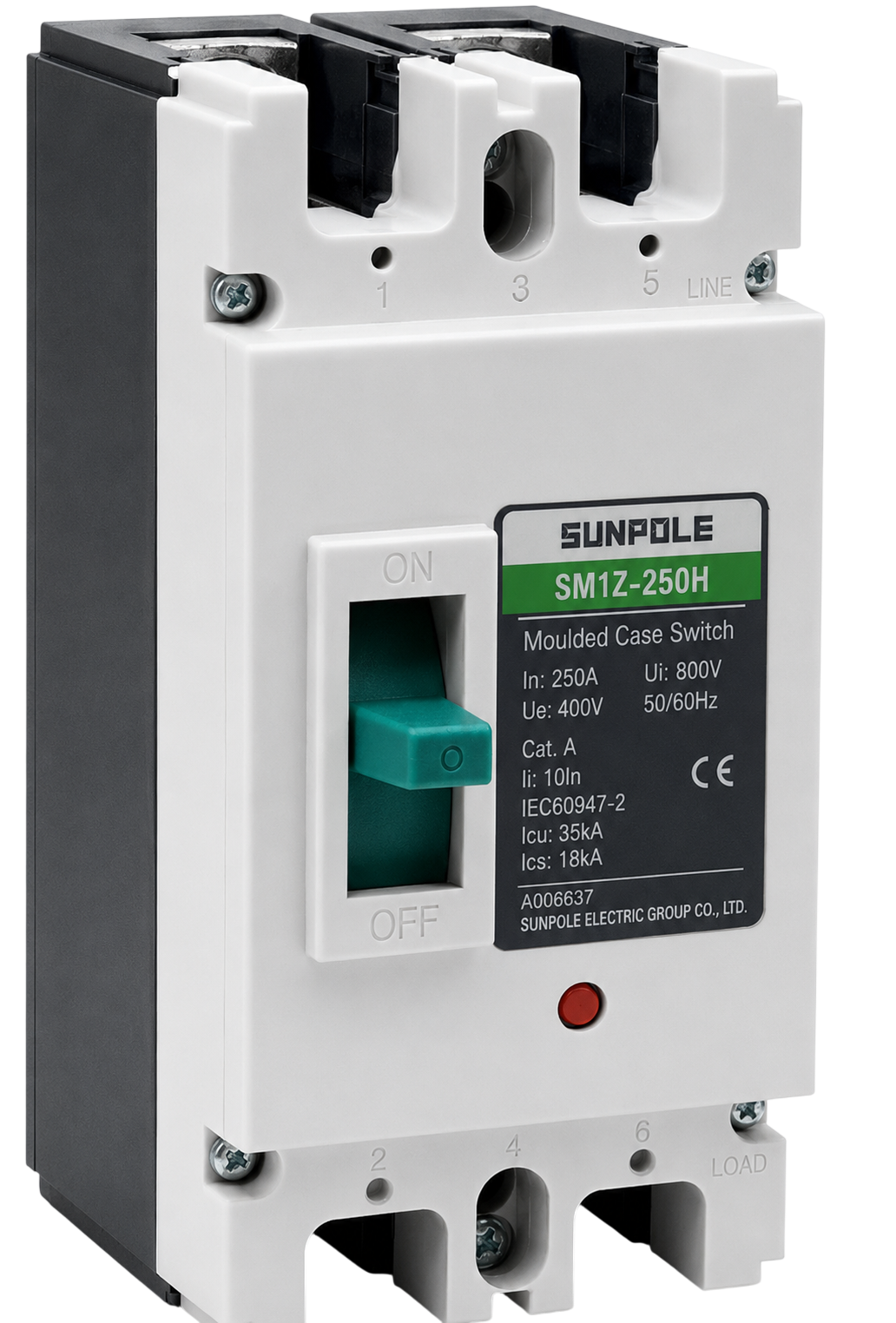 Прес-формований автоматичний вимикач DC Mold Case Circuit Breaker YRM1Z 2P 250A 550V