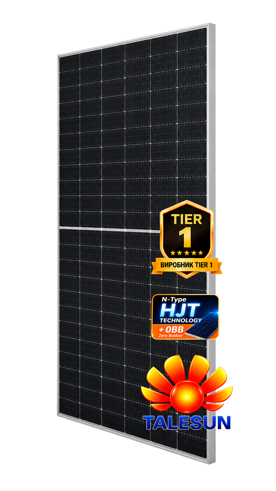 Сонячна панель Talesun HYPRO-TH8G66M 720W HJT (Двосторонній модуль)