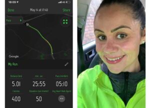 Lorna Lewis May training for London Marathon 2021