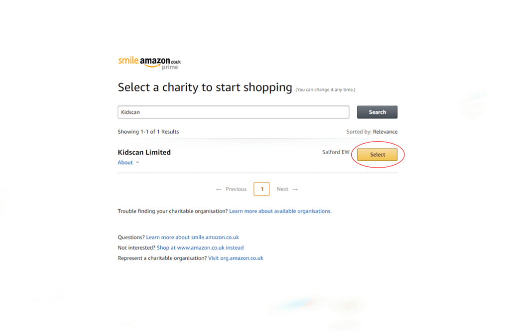 Kidscan-AmazonSmile-Select-your-chairty