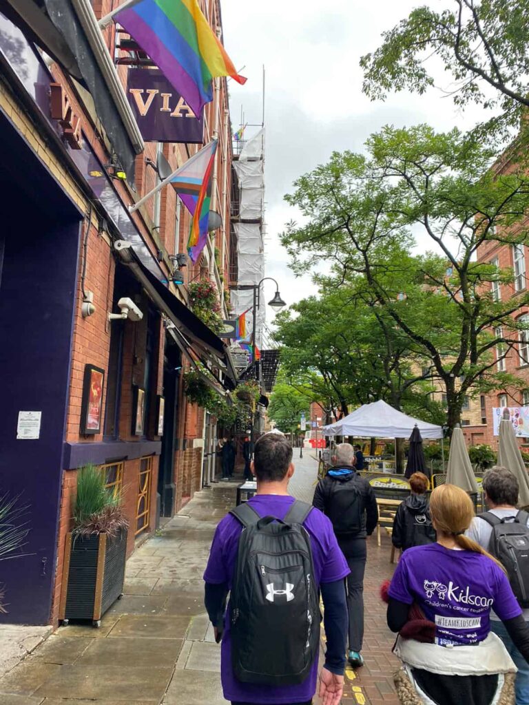 BNI Network charity Manchester walk