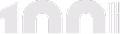 Stylized white number 100 with a curved underline on a black background.
