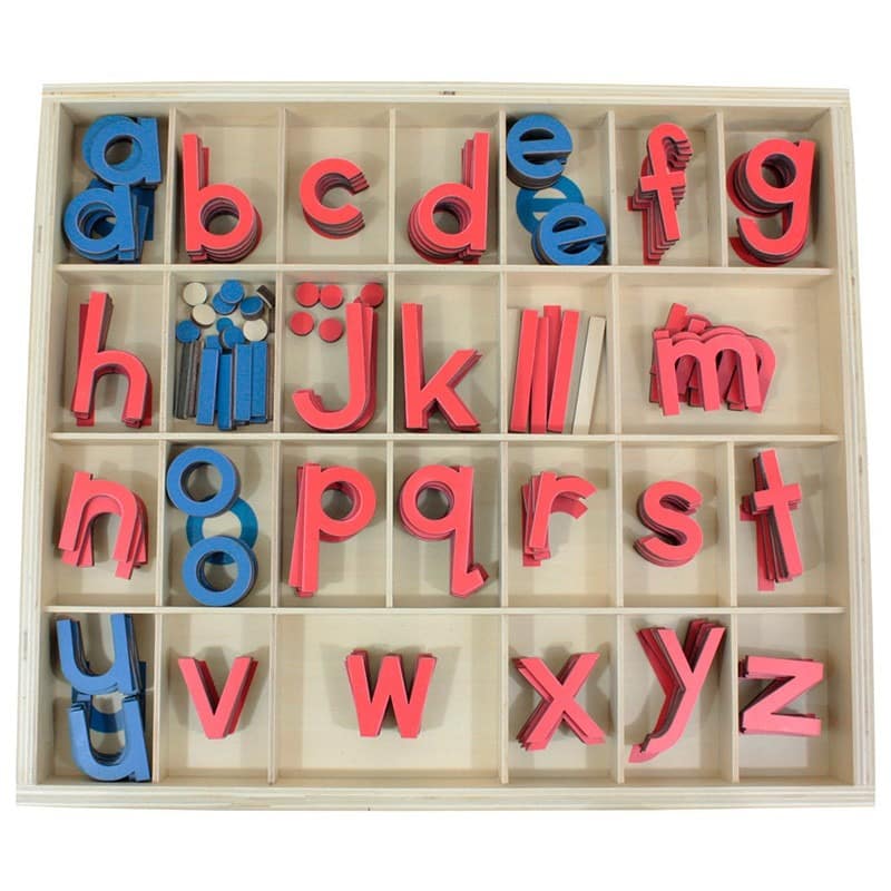 alfabeto móvil Montessori