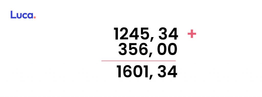 Suma de un número decimal con uno entero