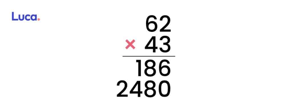 Algoritmo de la multiplicación paso 5