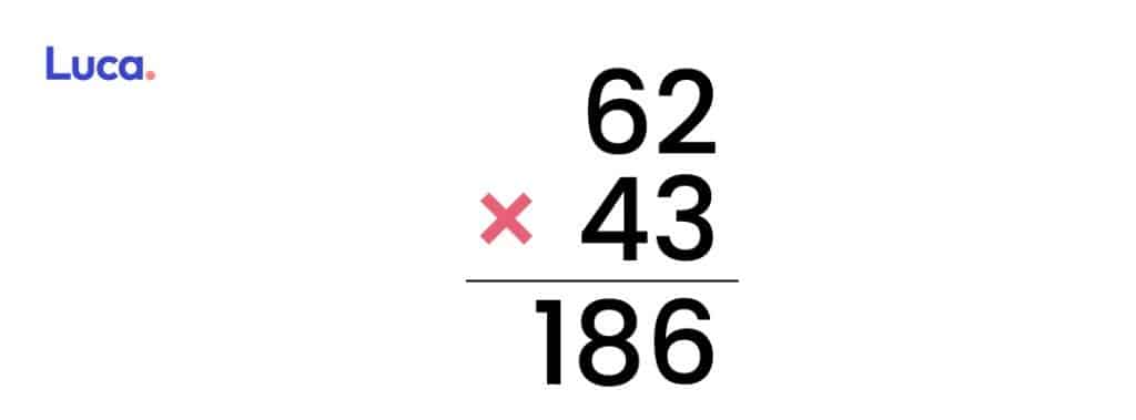 Algoritmo de la multiplicación paso 2