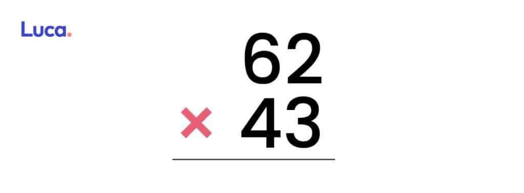 Cómo enseñar algoritmo de la multiplicación