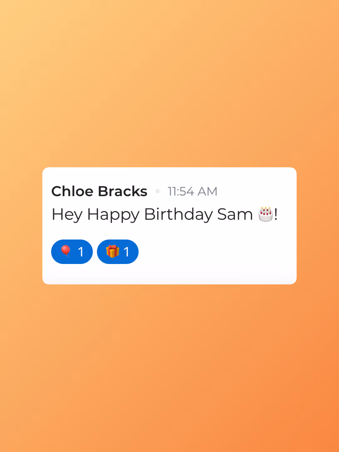 Employee messaging interface showing real time communication with emoji reactions and quick responses