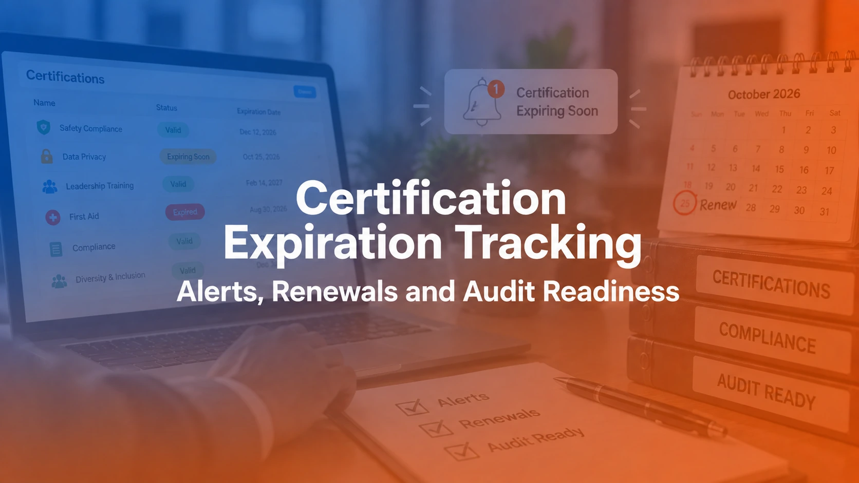 Certification Expiration Tracking: Alerts, Renewals and Audit Readiness