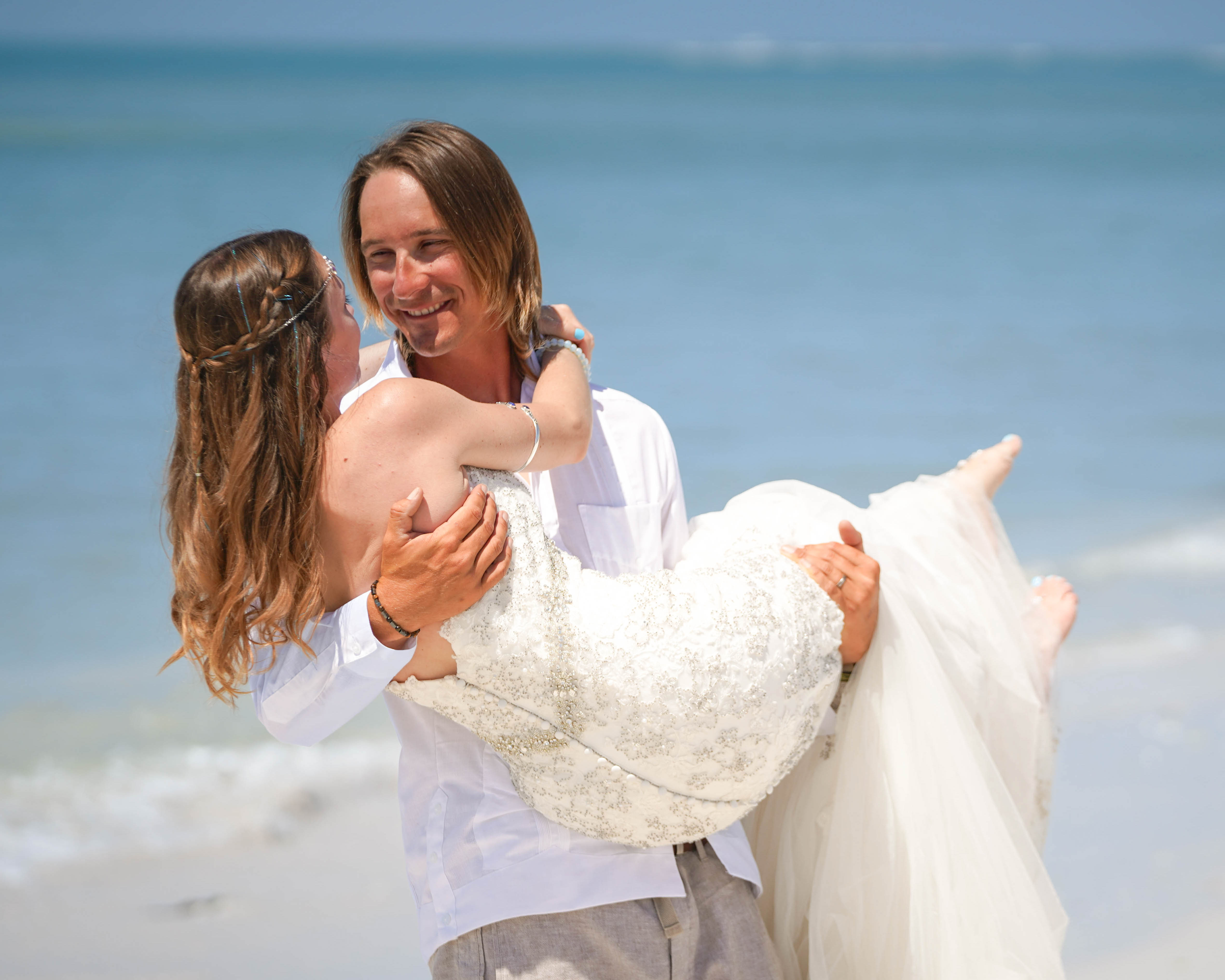 Bride and groom wedding ceremony captured by Captivating Media Miami