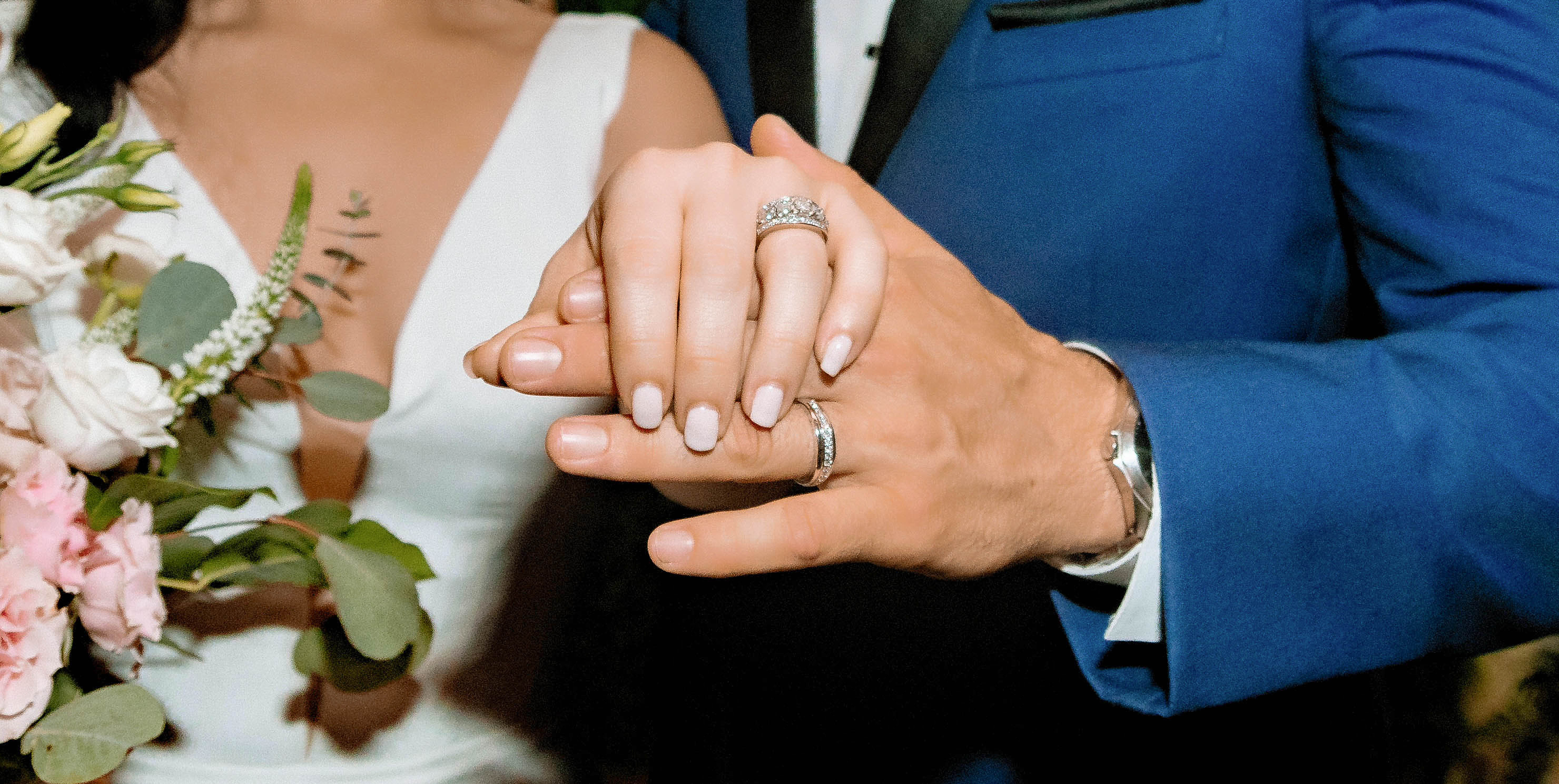 Wedding reception dinner setup captured by Captivating Media Miami