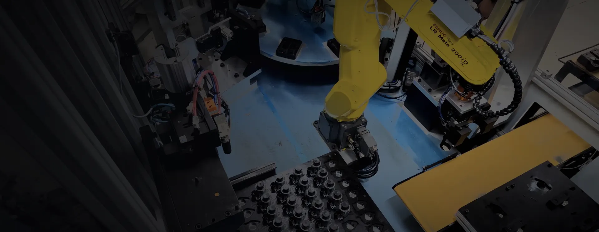 FANUC robotic cell on the TeamTCSC production floor