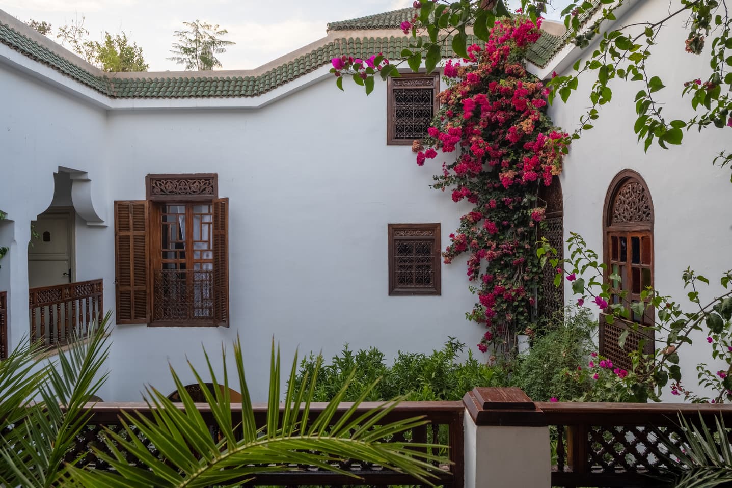 Vue d'ensemble du Riad Alma, demeure familiale dans la Kasbah de Marrakech