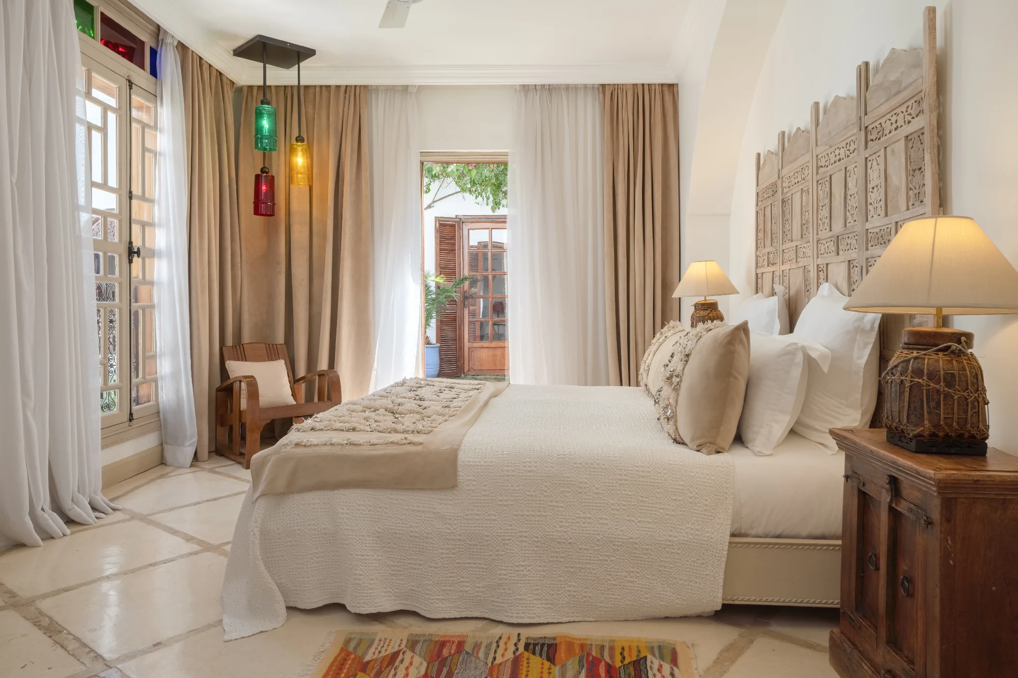 Suite Asni du Riad Alma, terrasse privée et décoration orientale