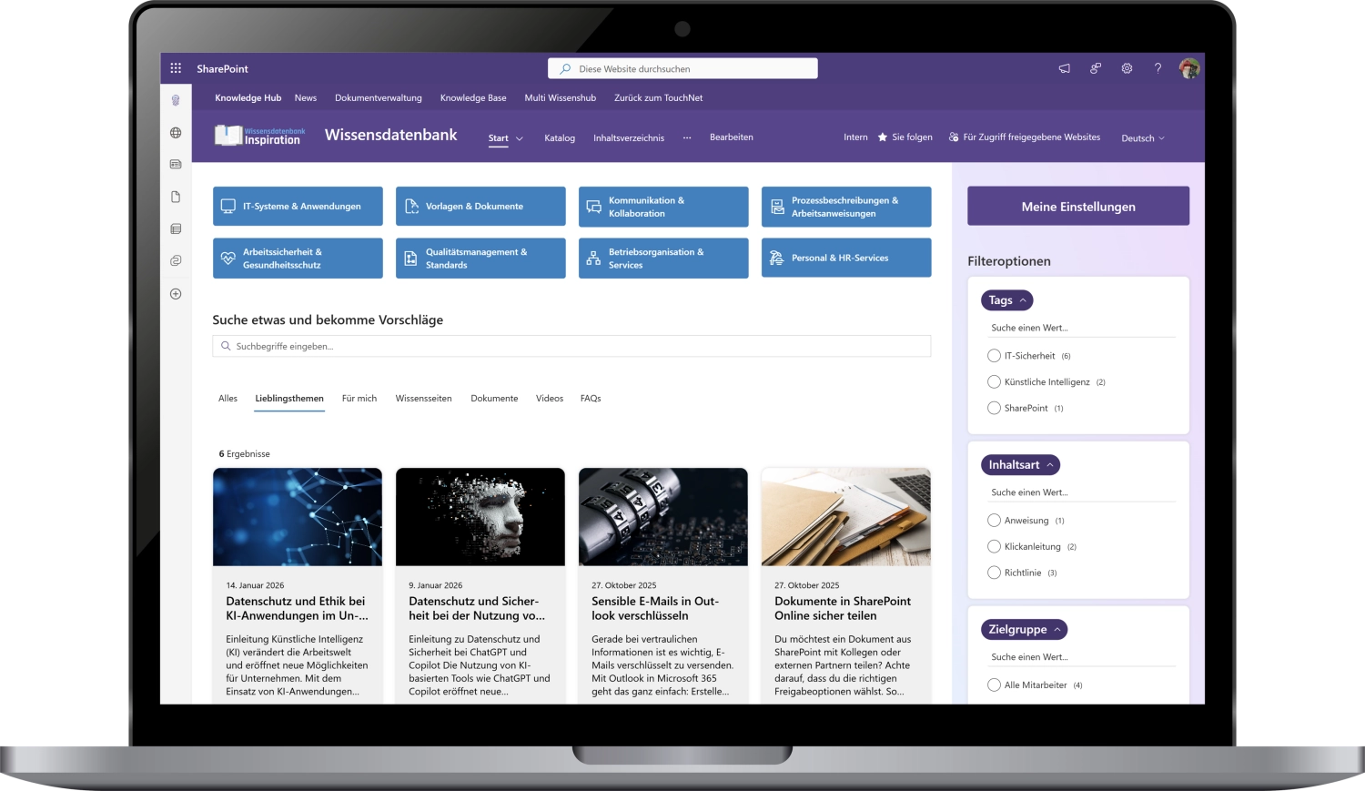 M365 Document Projektseite