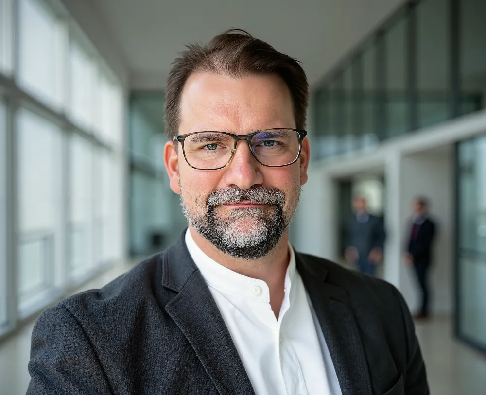 Porträt von Stephan, Leitung Fachbereich Datenschutz