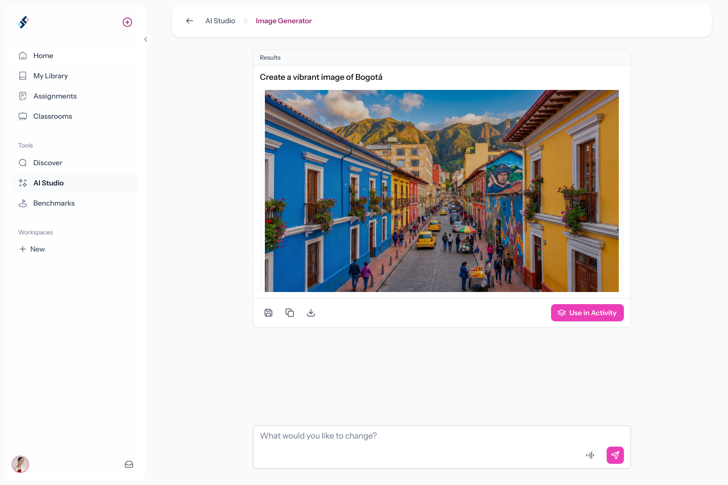 Dashboard mockup