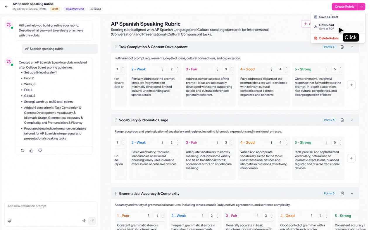 Dashboard mockup