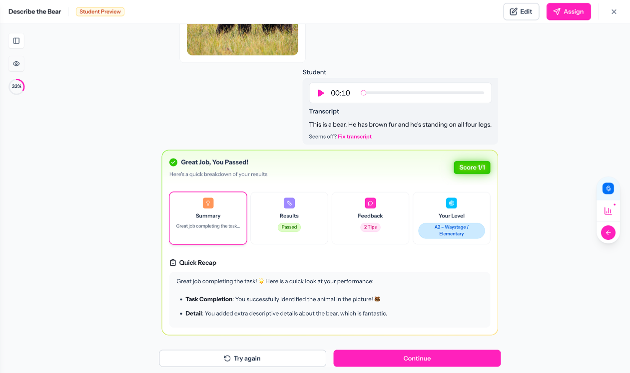 Dashboard mockup