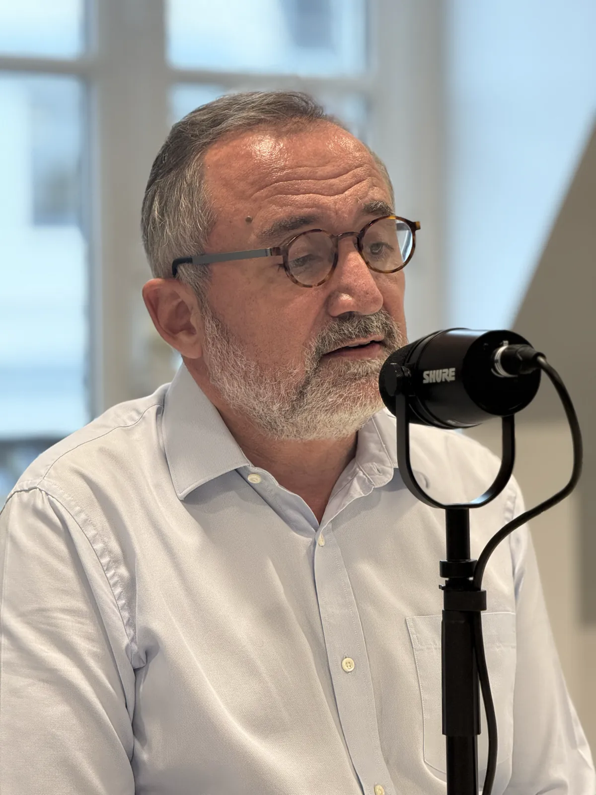 Thomas Lamy pendant l’enregistrement de l’épisode