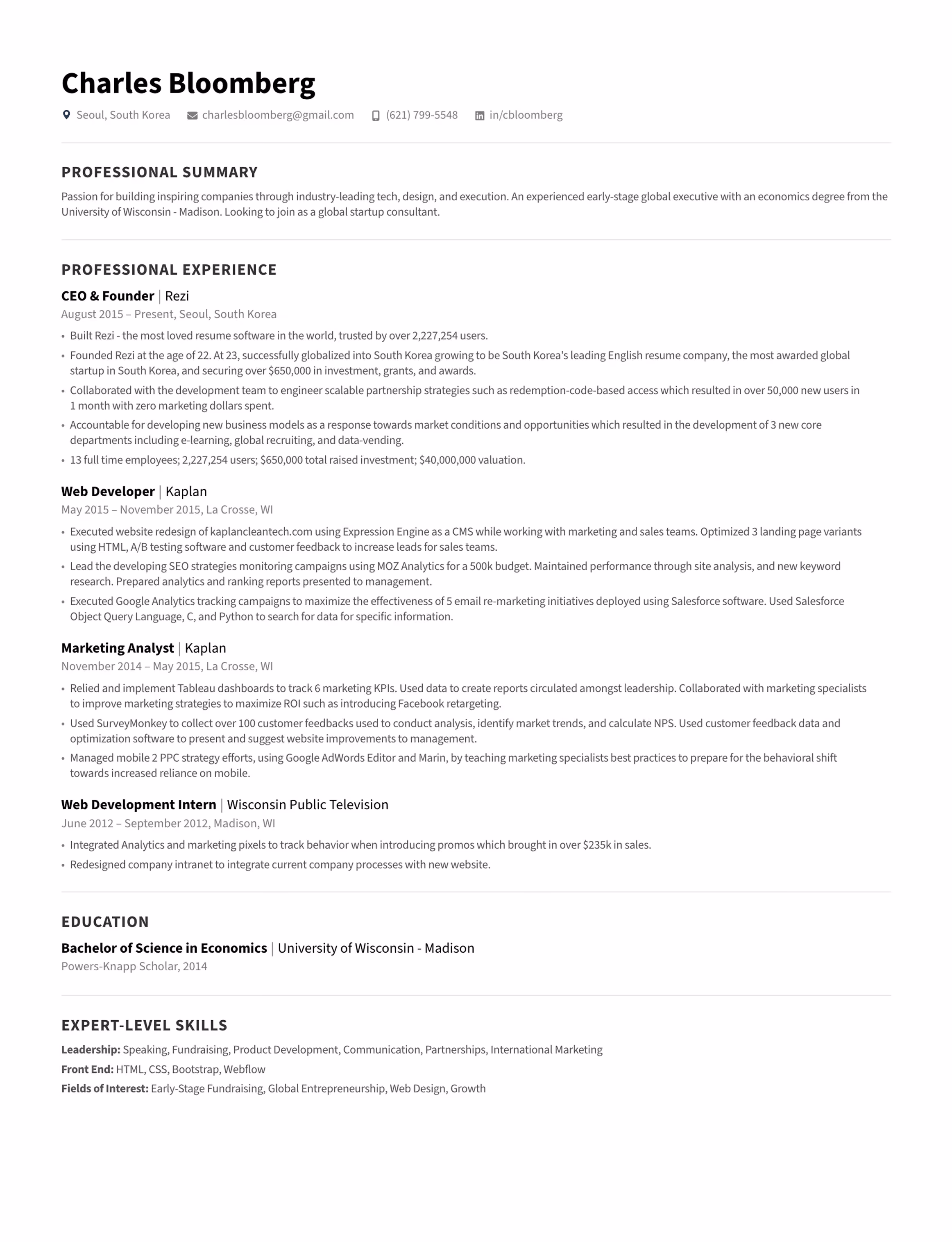 ATS-approved resume