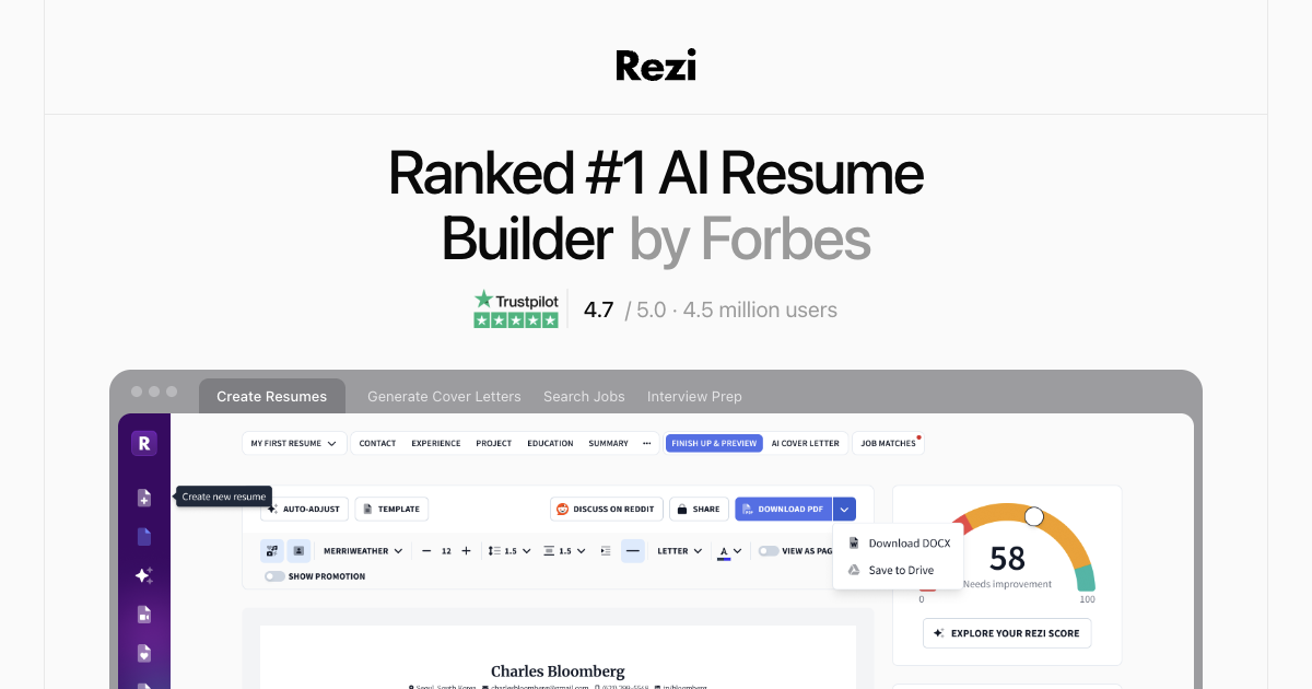 Rezi Review: AI Resume Builder Plans, the $149 Lifetime Option, Refunds and Limits