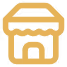 Icon of a small store with an awning and entrance door.