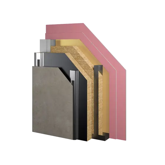 Exterior Wall - ventilated facade