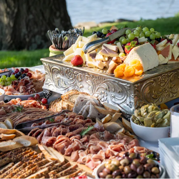 A lavish Tuscan Picnic set up by Bartleby & Sage.