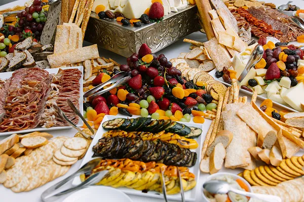 A Tuscan picnic catered by Bartleby & Sage. 