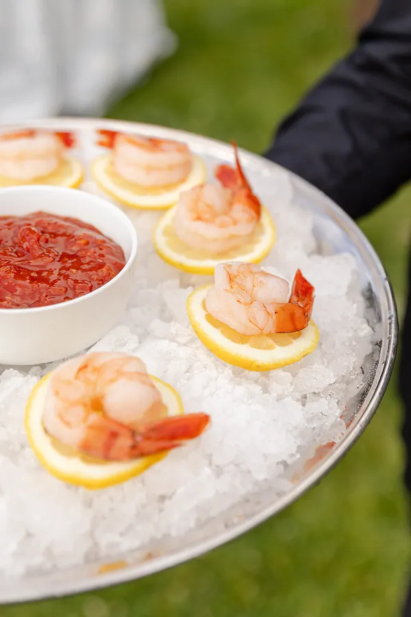 Shrimp cocktail created by Bartleby & Sage