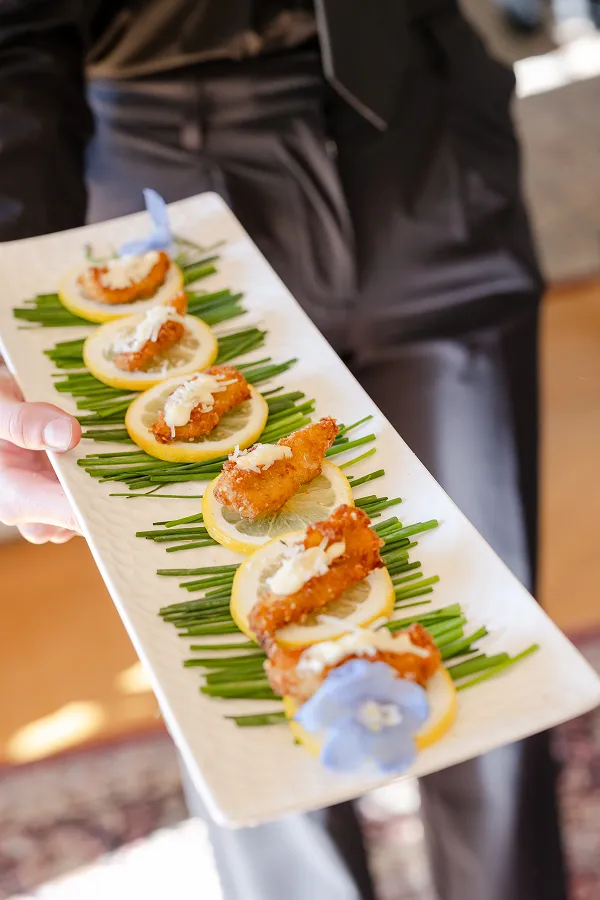 Fried artichokes prepared by the Bartleby & Sage culinary team
