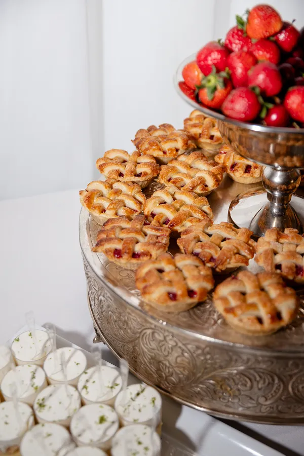 Mini cherry pies made by the Bartleby & Sage pastry team