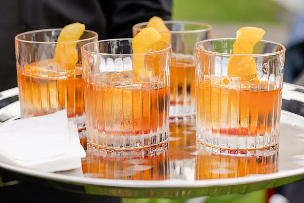 An Old Fashioned cocktail crafted by the Bartleby & Sage bar team
