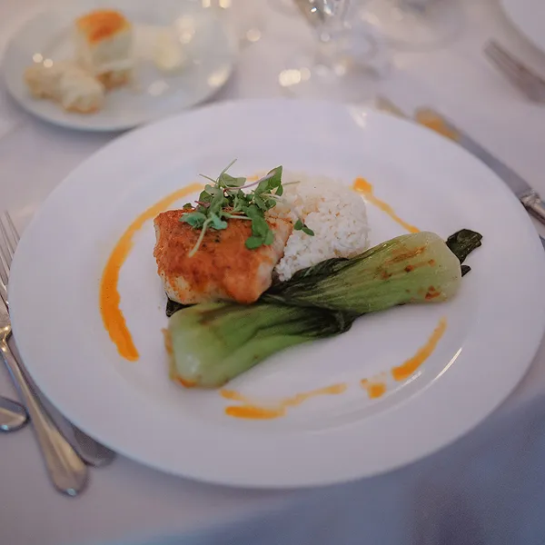 Miso-glazed cod plated by Bartleby & Sage