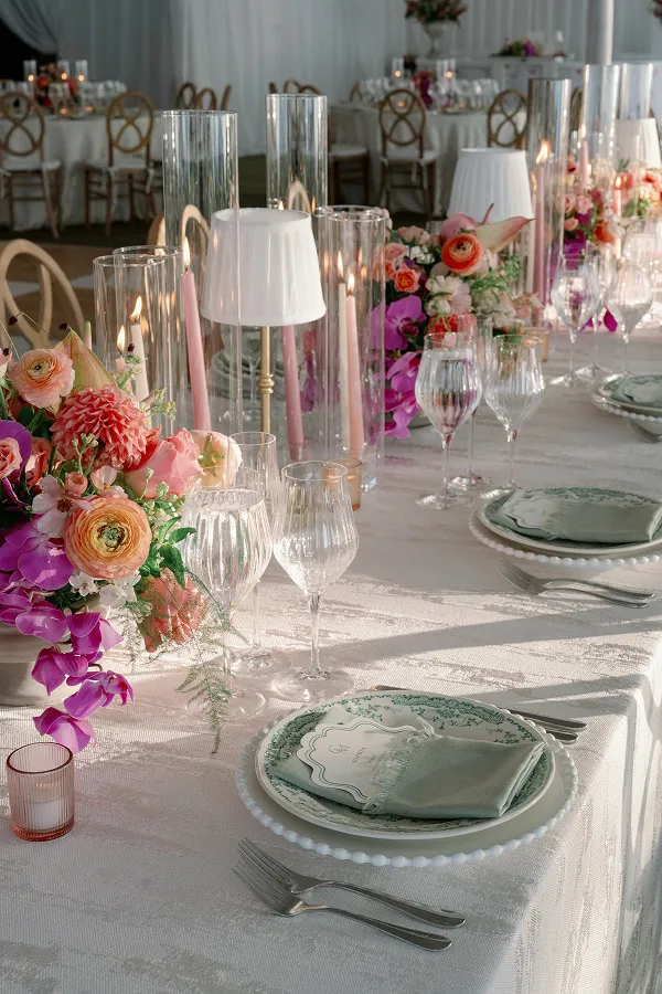 Wedding tablescape styled by Bartleby & Sage at Wainwright House.