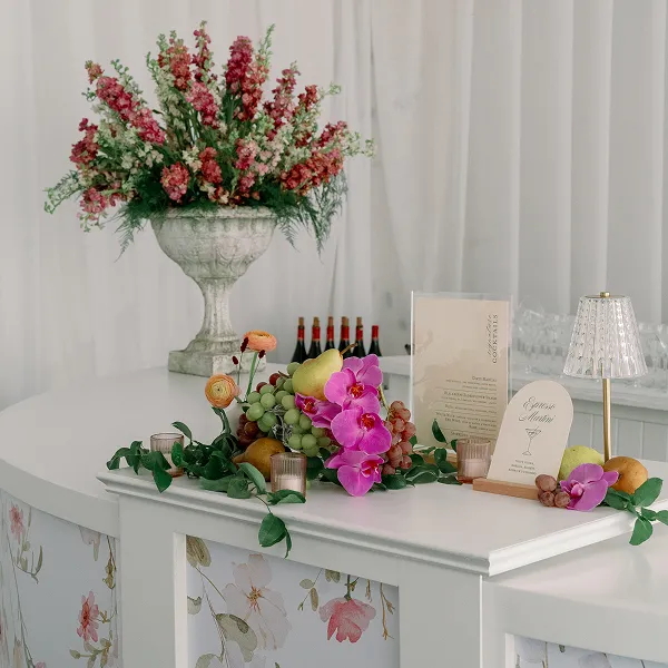 Bar decor styled by Bartleby & Sage.