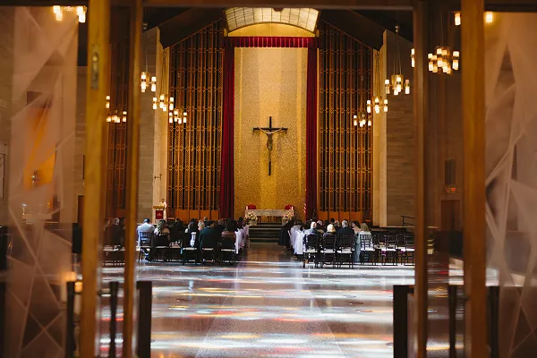 A Westchester church venue for an event catered by Bartleby & Sage.