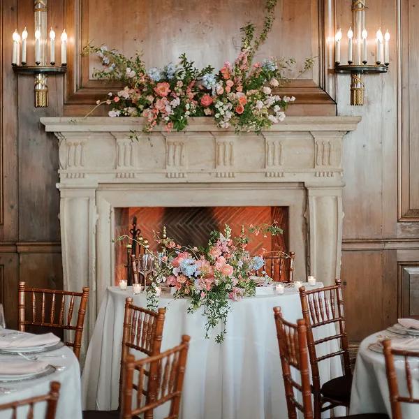 A wedding at Harold Pratt House catered by Bartleby & Sage.