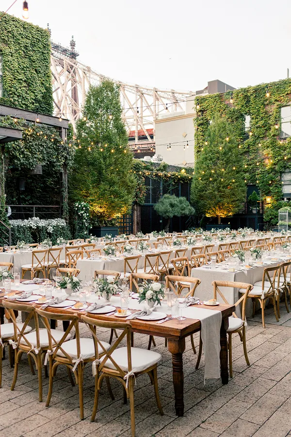 A wedding at the Foundry catered by Bartleby & Sage.