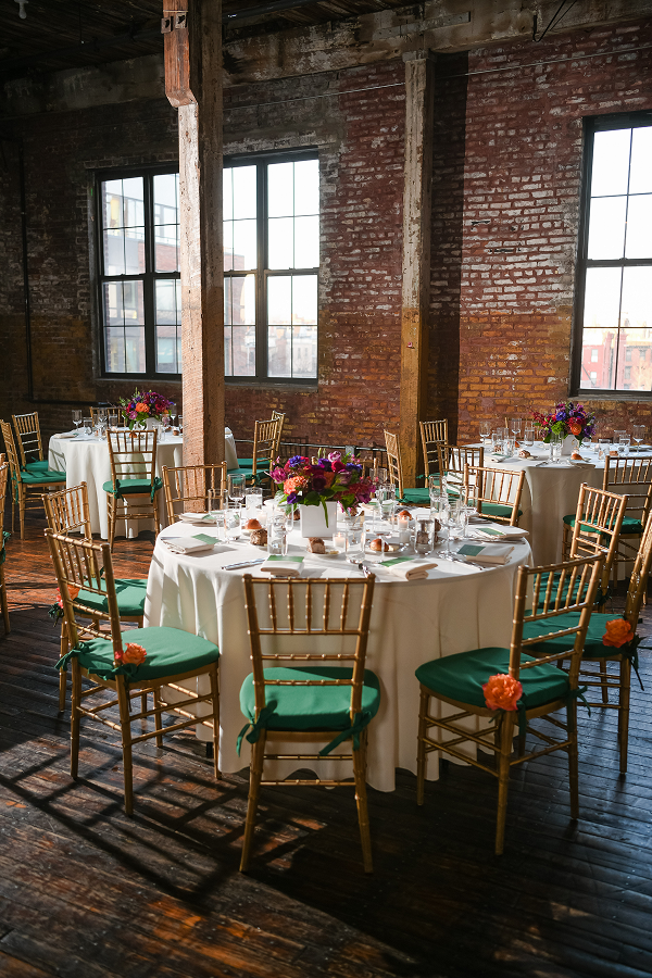A celebration at Greenpoint Loft catered by Bartleby & Sage.
