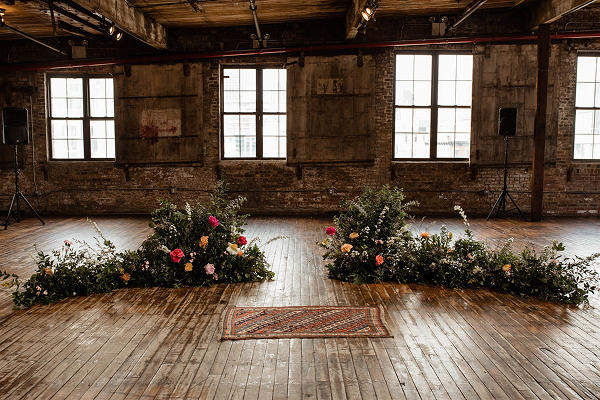 Greenpoint Loft styled by Bartleby & Sage for an event.