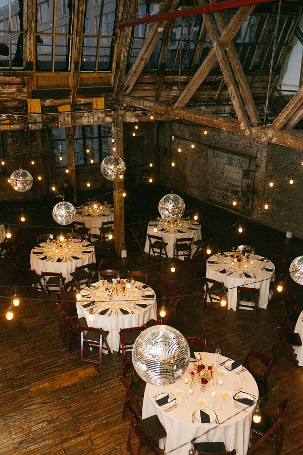 An evening event styled by Bartleby & Sage at Greenpoint Loft.