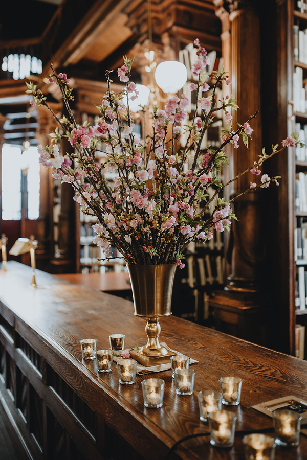 The Brooklyn Library styled by Bartleby & Sage for an event.