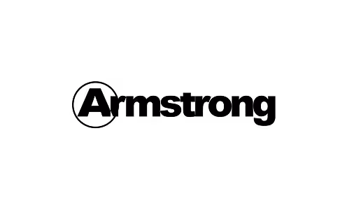 Armstrong brand logo with stylized 'A' inside a circle.